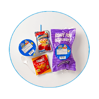 Grab'N Snack™ kits, brand